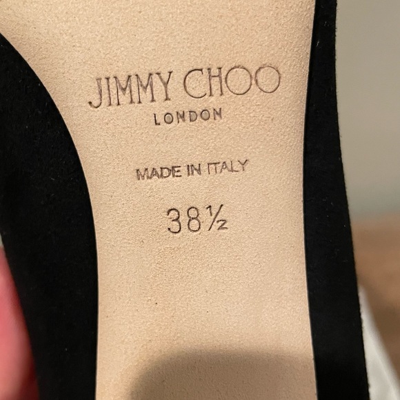 Jimmy Choo Black Love 85 Suede Pumps - 38.5 - Picture 11 of 14